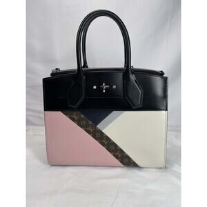 Louis Vuitton City Steamer Handbag with Monogram Canvas Pink SPB-JB 359292